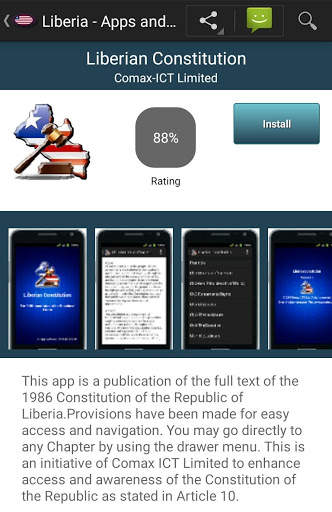 Liberian apps screenshot 2