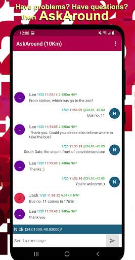 AskAround - ask question / chat with people nearby screenshot 5