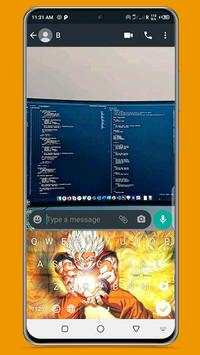 Keyboard Theme For Dragon Ball Z screenshot 7