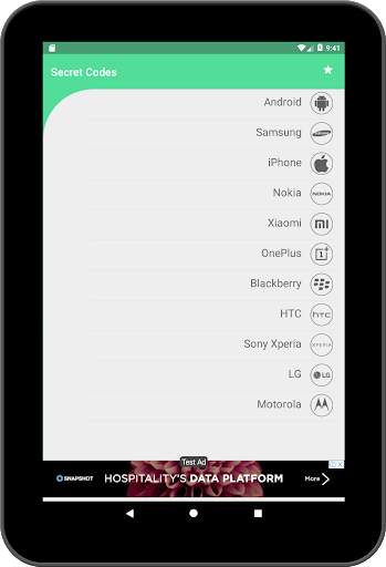 Secret Codes For Android Devices screenshot 4