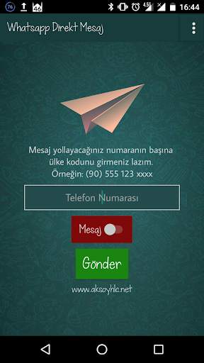 WP Direkt Mesaj Yollama screenshot 1