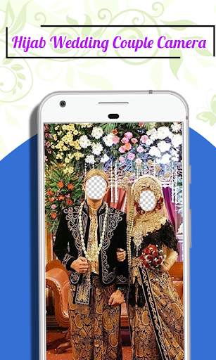 Hijab Wedding Couple Camera screenshot 3