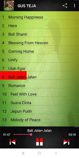 The Best Music of Gus Teja Offline screenshot 2