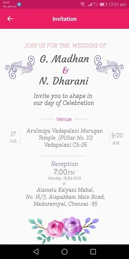 Madhan weds Dharani скриншот 2