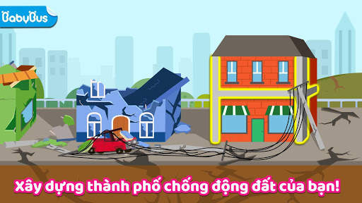 Công trình chống động đất của Bé Gấu Trúc screenshot 1