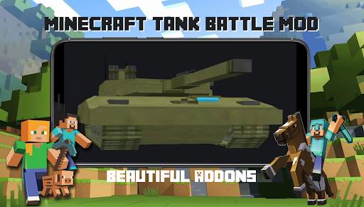 Minecraft tank battle Mod screenshot 3