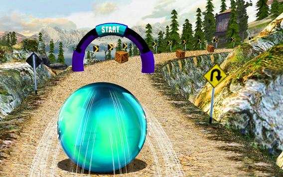 menyentuh bola bergulir ras balap gratis screenshot 1