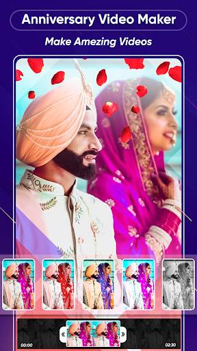 Anniversary Video Maker with Song & Music screenshot 1