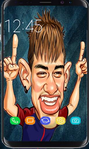 Football players caricature wallpapers screenshot 6