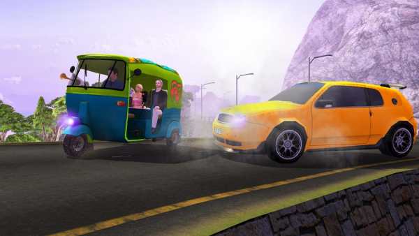 Uphill Tuk Tuk Rickshaw Driving screenshot 14