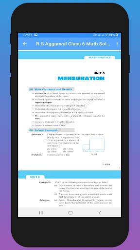 RS Aggarwal Class 6 Math Solution Offline - 2020 screenshot 4