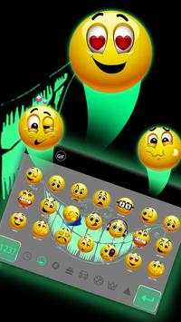 Green Fluorescent Smile Keyboard screenshot 3