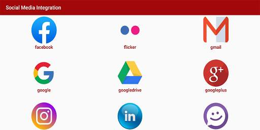Social Media Integration screenshot 1