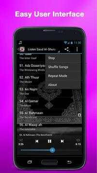 Saud Al Shuraim Quran MP3 screenshot 3