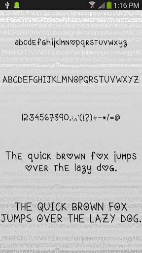Fonts Love for FlipFont® Free screenshot 8