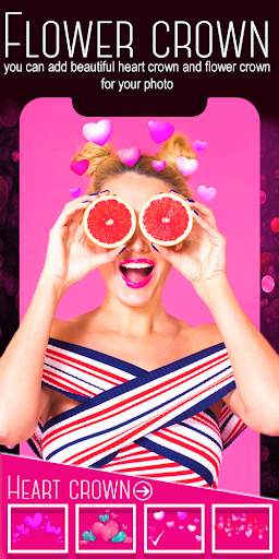Flower Crown Photo Editor скриншот 2