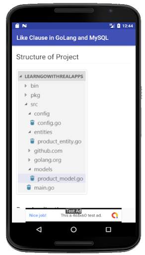 Learn GoLang and MySQL with Real Apps screenshot 8