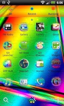 GO Launcher EX Theme Fractals screenshot 2