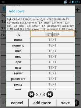 SQLite Editor Lite screenshot 5