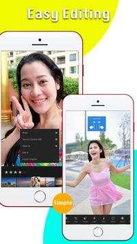 Selfie HD Camera and Filter Effect Photo Editor 1 تصوير الشاشة