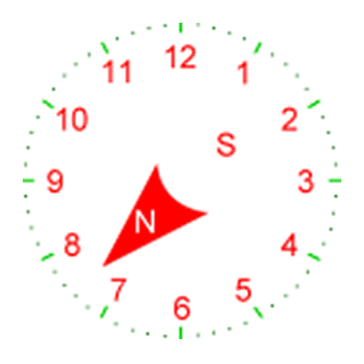 Compass No magnetic sensor icon