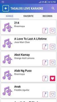 Sing Karaoke Offline - Tagalog Love Songs screenshot 3