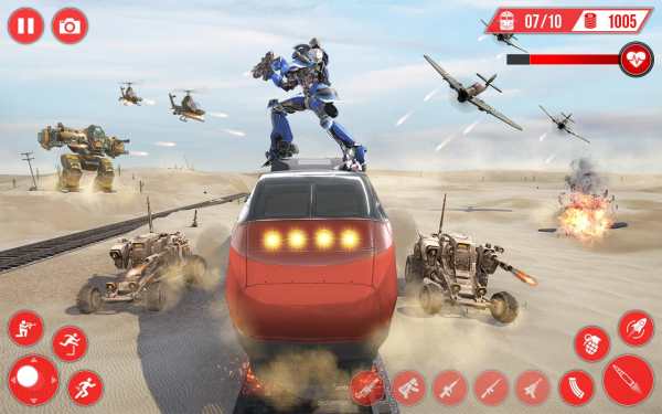 Train Robot Car Transformation screenshot 8