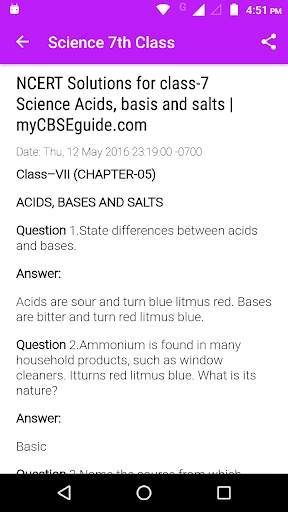 Class 7 Science Solutions screenshot 3