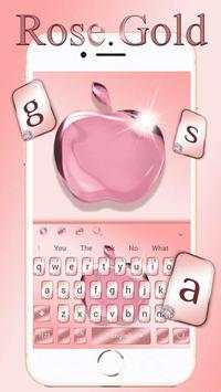Plush Rose Apple Keyboard Theme screenshot 1