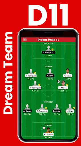 Dream Team 11 : Original App screenshot 2