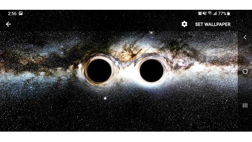 Black Hole 3D Parallax Live Wallpaper screenshot 2