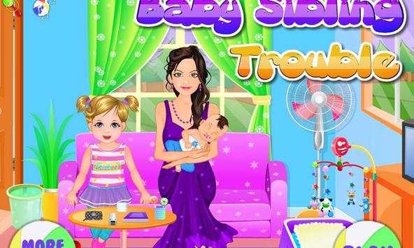 Baby sibling trouble for kids screenshot 1
