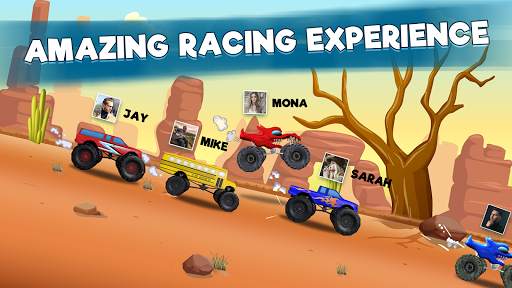 Car Race - Down The Hill Offroad Adventure Game screenshot 2