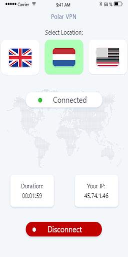 Polar VPN - Fast and Easy - For Games - COD - Pubg screenshot 2