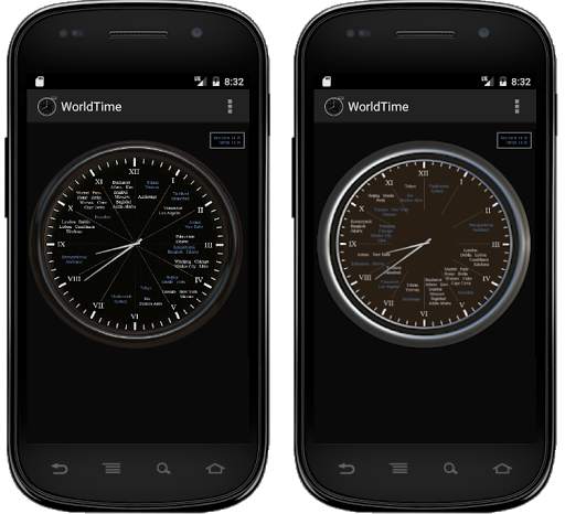 12-hour world clock screenshot 1
