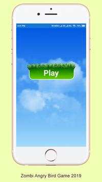 Zombi Angry Bird -Game screenshot 1