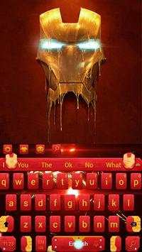 red technology keyboard Iron man keyboard screenshot 2