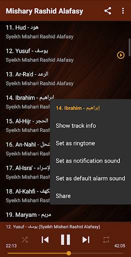 Mishary Rashid Alafasy Quran Full MP3 Offline screenshot 2