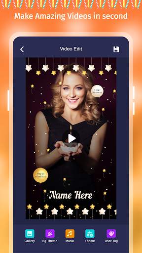 Birthday Song Video Maker screenshot 8