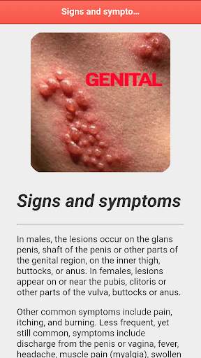 Genital Herpes screenshot 4