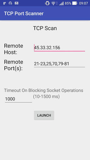 TCP Port Scanner скриншот 2