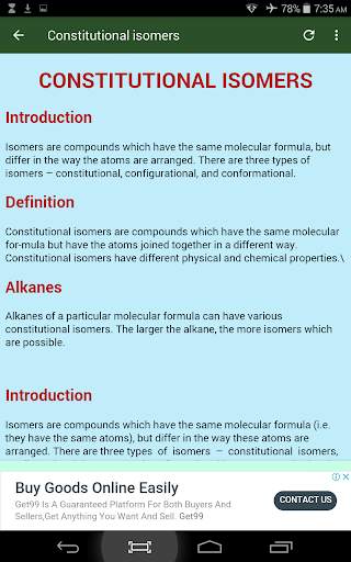 Organic Chemistry 6 تصوير الشاشة