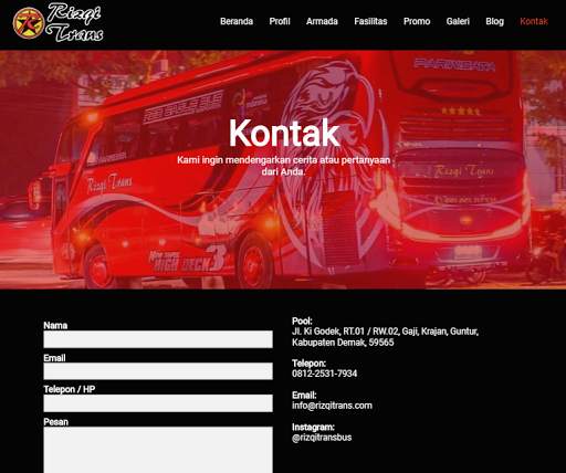 Bus Pariwisata Rizqi Trans screenshot 9