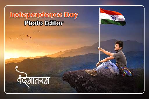 15 August Photo Editor - Indian Flag Face screenshot 1