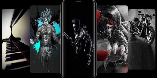 Black Wallpapers HD 6 تصوير الشاشة