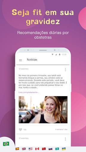 AMMA Calendário Gestacional: Calculadora do Parto screenshot 5
