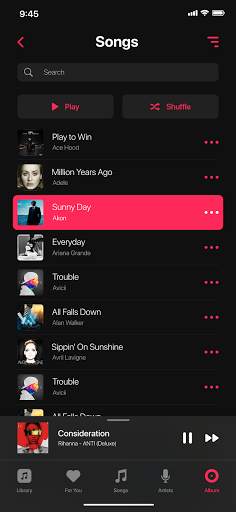 Music Player style iOS 14 screenshot 3