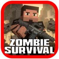 Zombie Survival 100 Days MCPE logo