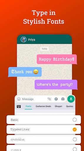 Bobble Keyboard: Fonts, Emojis screenshot 4