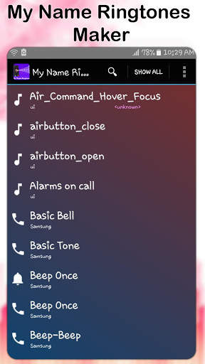 My Name Ringtones Maker - MP3 cutter app screenshot 2